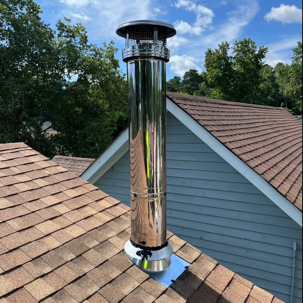 wood stove chimney