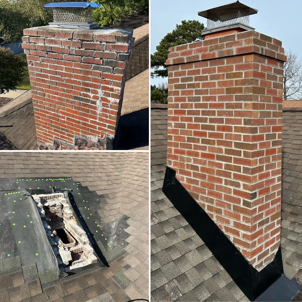 masonry chimney repair in Chesapeake VA