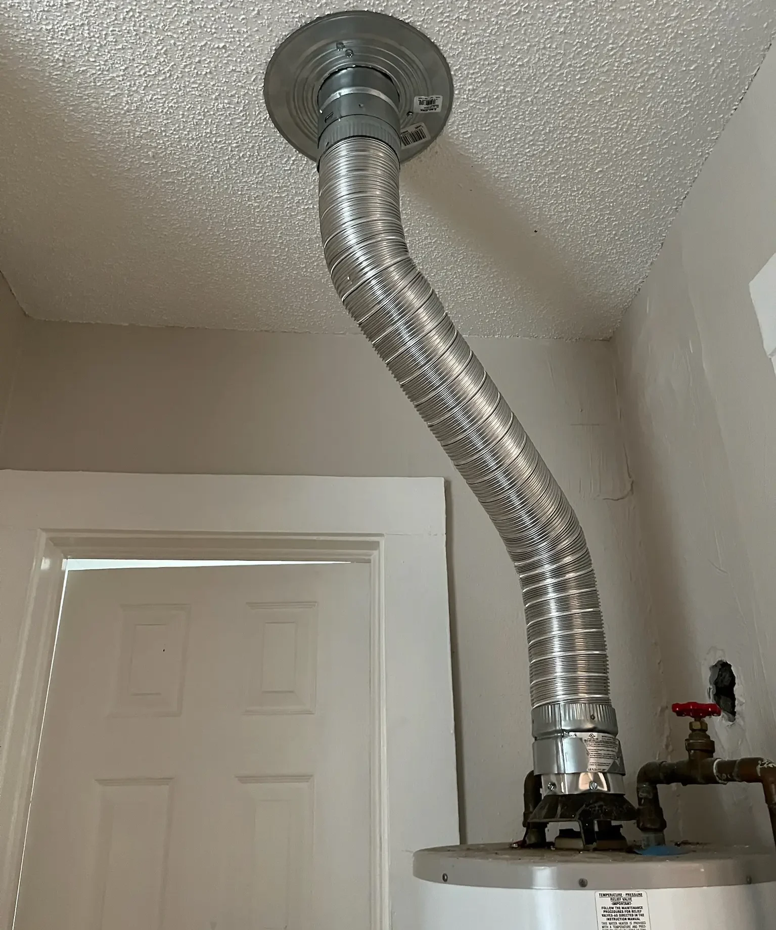 water heater exhaust