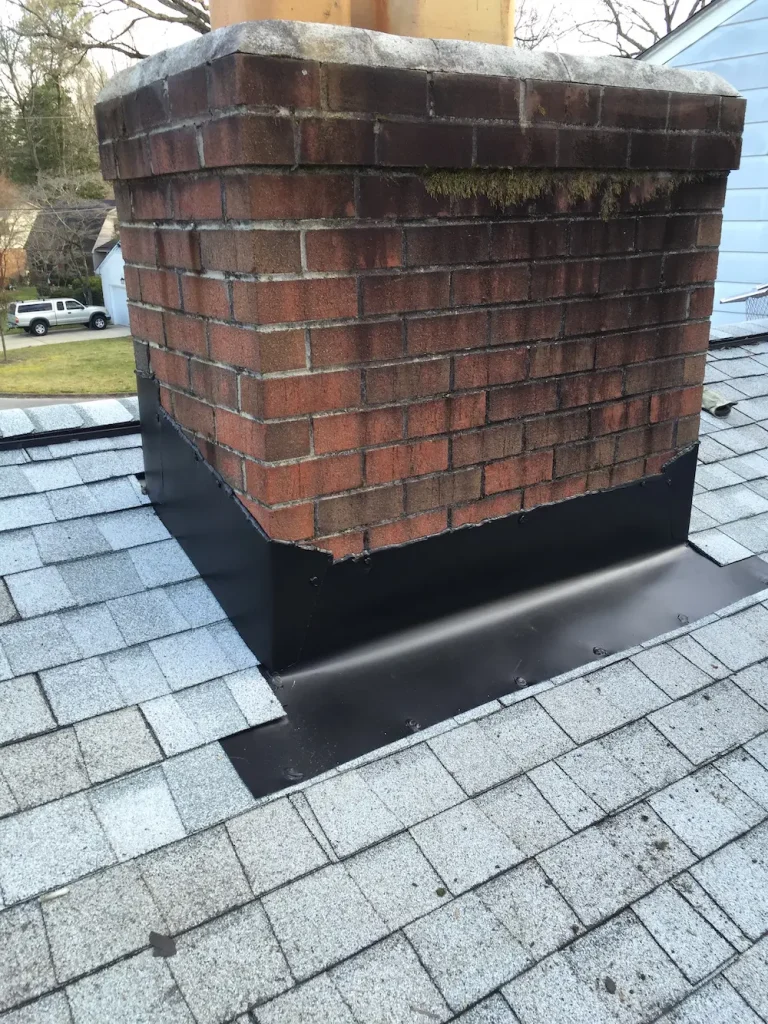 chimney flashing leak Chesapeake VA