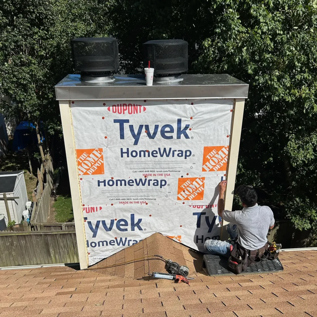 prefab chimney leak repair Chesapeake VA