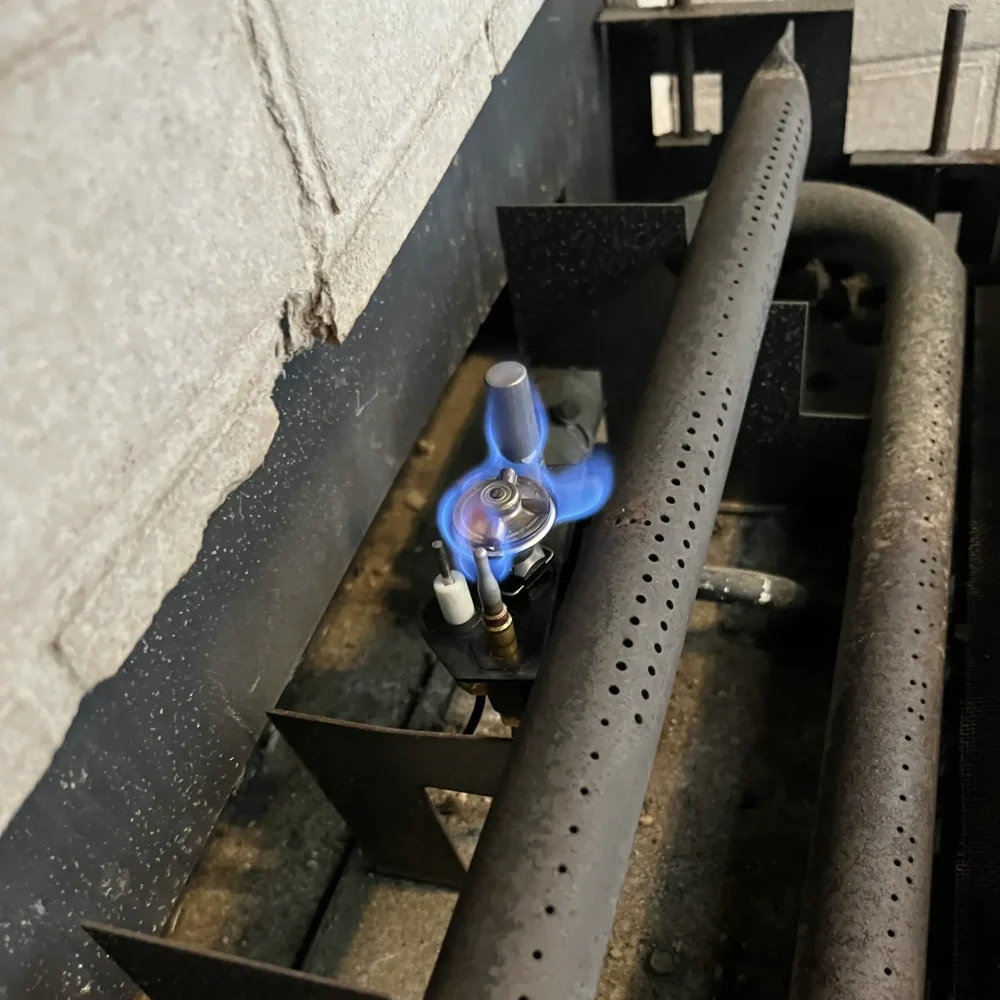 pilot light replacement gas fireplace service