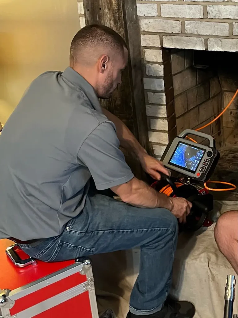 video scan chimney inspection in Norfolk VA